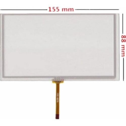 For 6.2" 4 Wire Resistive HSD062IDW1 CLAA062LA01 155mm*88mm Touch Screen Car DVD Player GPS