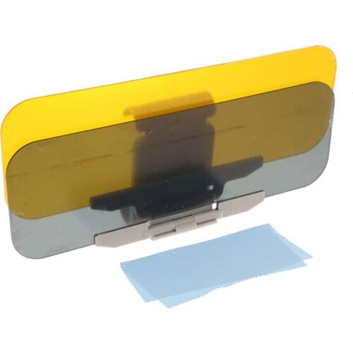 Day & Night Anti- Car Windshield Visor 2 in 1 Sun Shield Driving Mirror