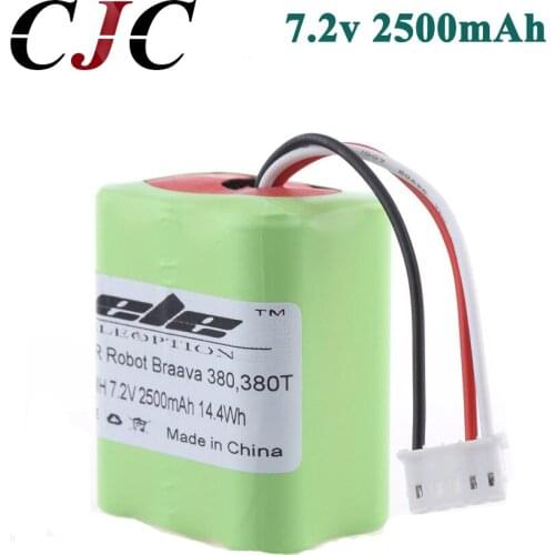 Eleoption High Quality New 7.2V 2500mAh Vacuum Replacement Battery For iRobot Roomba Braava 380 & 380T