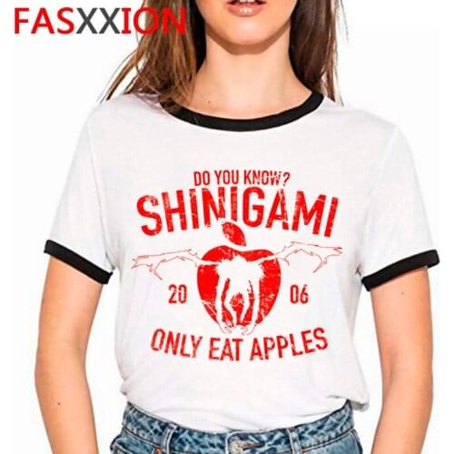 Death Note Shinigami Ryuk t-shirt male 2021 harajuku harajuku kawaii print tumblr clothes t-shirt aesthetic white t shirt