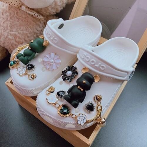 Bundle Vintage Shoes Charms for Croc 2021 Fashion Trend Garden Clogs Shoe Buckle High Quality Croc Accessories Kids Girls Gift