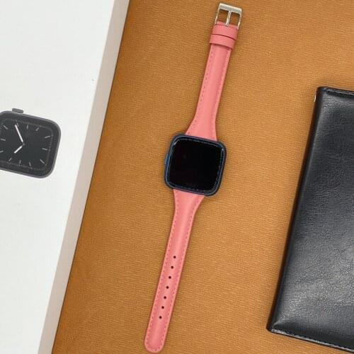 New Arrival Hot Sale Leather Strap for Fitbit versa lite Watch Band of Fitbit versa Bracelet Dropshipping