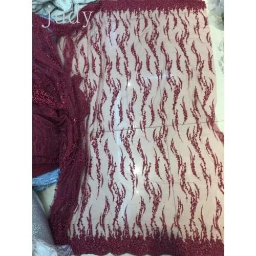 New pattern 5yards/bag A.zx01# 2 color areolar embroidery plus dense beads net cloth for bridal wedding dress/sawing