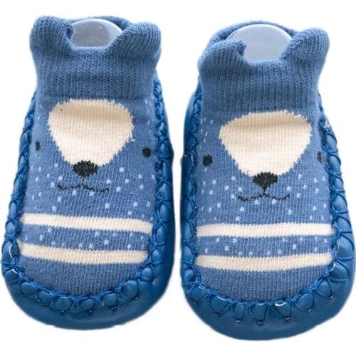 First Walkers Baby Boy Girl Shoes for Newborn Infant Toddler Anti Slip Cartoon Animal Sneaker Non-Slip Shoes 0-24 Months