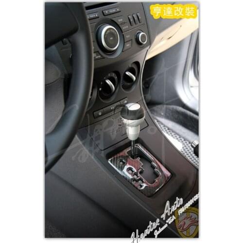 Fit for Mazda 3 carbon fiber gearshift sticker