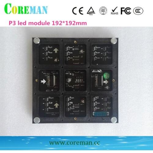 Led Display Indoor Panel Full Color P3 Indoor Led Module 64X32PIXELS