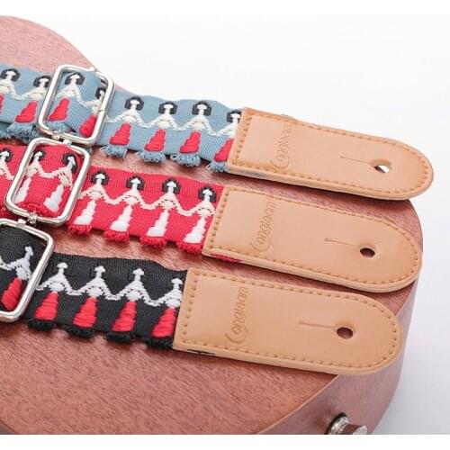 Ukulele Strap Hawaiian Beauty Series Ukulele Strap Small Guitar Strap Guitar Picks Instrument Guitar Accessories