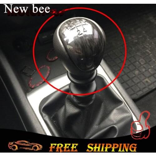 Newbee 5 Speed Car Styling Manual Gear Shift Knob Shifter Lever Head Handball Case for Kia Forte Soul Hyundai Elantra I30