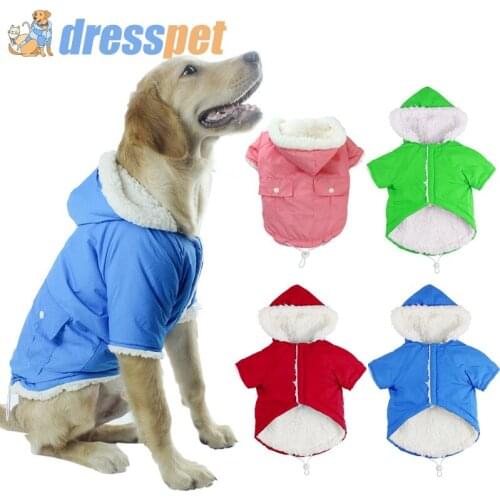 Plus Velvet Small Dog Clothes Autumn Winter Coat Warm Pet Clothing Dogs Cotton Jacket Pets Outfits For French Bulldog Chihuahua