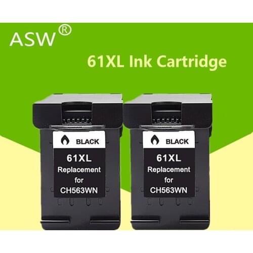 ASW 61XL Cartridge Replacemen for hp 61xl Ink Cartridge for hp 61 Deskjet 1000 1050 1055 2050 2512 2540 3050 Envy 5530 4500