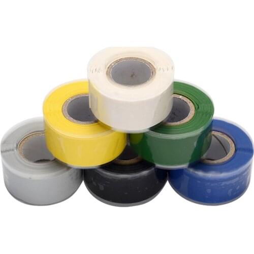 5 ft/10 ft Extra Long Strong Silicone Rubber Sealant Tape Waterproof Stop Leaks Seal Repair Tape 40P