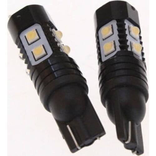 1Pair T10 LED Light Bulbs 12-24V 6000K White 50W 10 LED Chipset 700LM Bulb for Car Interior Dome Map Door Courtesy License Plate