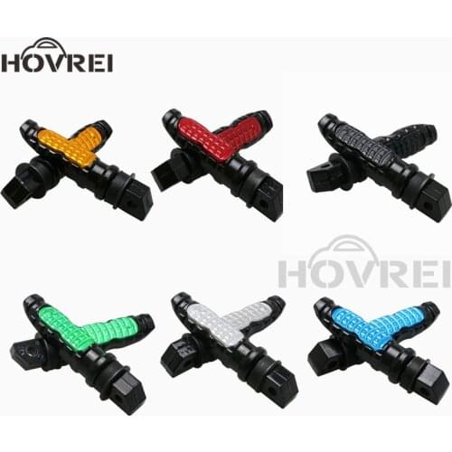 1pair Universal motorcycle Rear 8MM Foot Pegs Foot Rest Pedals for Kawasaki Honda Suzuki Yamaha Footpegs