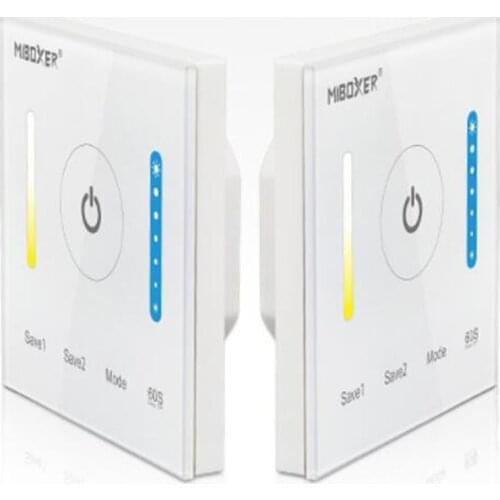 2.4G Mi boxer P2 Panel Led Controller Touch Switch Panel Brightness and color temperature Led Dimmer for Led Strip, Panel Lights