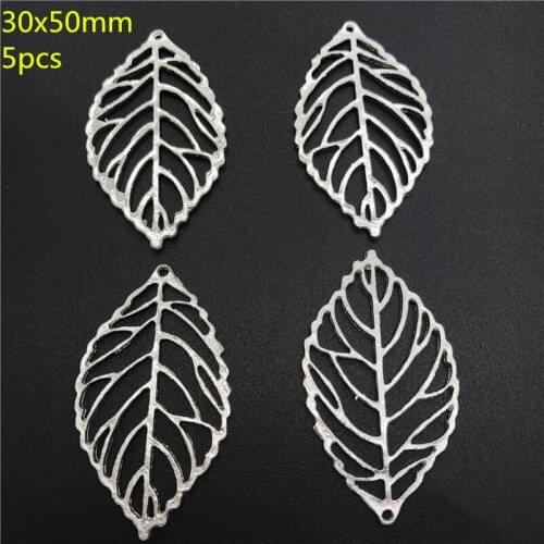 30x50mm 5pcs Alloy Beads Cap Ancient Silver Charms Key Shape Pendant Charms For Jewelry Making DIY Accessories PJ023