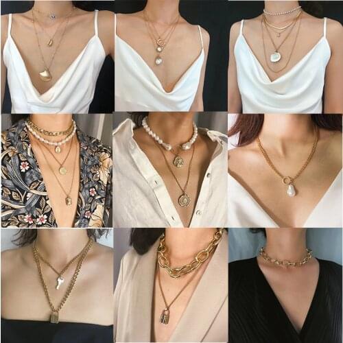 AE-CANFLY Pearl Necklaces For Women