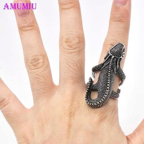 AMUMIU Women's Silver Rings