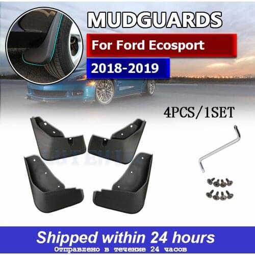 Car Mud Flaps Fender Splash Guards Front Rear Mudguard Mudflaps Accessories For Ford Ecosport 2018 2019