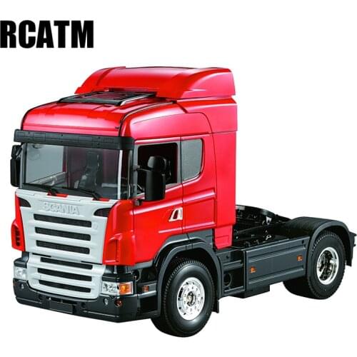 1 :14 Scale Model Remote Control Car Open Door Version for Hercules Tamiya Scania R470 2 Axle 4x2 Highline RC Tractor Truck Kit
