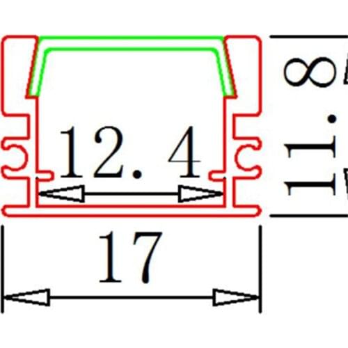 Free Shipping China Factory High Quality Competitive Price Led Aluminum Profile For Led Strip 2m/pcs 80M/lot