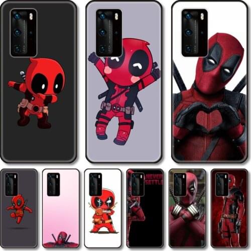 Cute hero Phone Case For Huawei Honor 20 10 9 8 N Pro Lite A C RU black cell shell