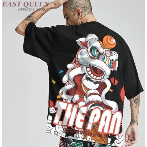 Hip Hop T Shirt Men 2019 Summer T-Shirt Harajuku Japanese Streetwear Tshirt Cotton Short Sleeve Mens Tops Tee Hiphop Back FF2179
