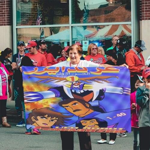 Goldorak 877 Pride Flag Printed Gift Banner Home Outdoor Peru Algeria Pride Flag Palestine Flag