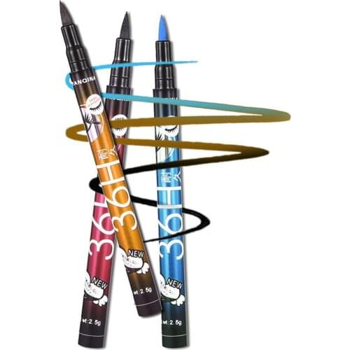 4 Colors 36H Long Lasting Eyeliner Pencil Waterproof Liquid Eye Liner Pen Precision Smooth Quick Dry Beauty Eyes Make Up Tools