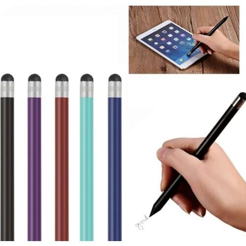 Retro Round Thin Tip Touch Screen Pen Capacitive Stylus Pen Replacement For iPad iPhone Mobile Phones Tablet Accessories