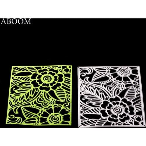 ABOOM Dies Scrapbooking Metal Cutting Dies Christmas New 2018 Background Die Cuts For Card Making DIY Paper Craft Die