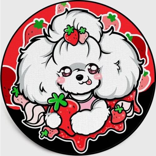 Cute Cartoon Pet Dog Mat, Keji FA Dou Bi Bear, Border Herder, Chenery Husky MatCustom Size