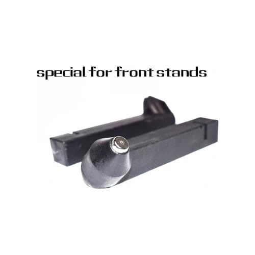 Motorcycle Bike Stands FRONT Wheel support frame Stands Swingarm Lift tripod ROUND HEAD style hooks HOOK FORK