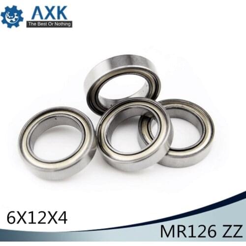 MR126ZZ Bearing ABEC-1 (10PCS) 6*12*4 mm Miniature MR126 ZZ Ball Bearings L-1260ZZ MR126z
