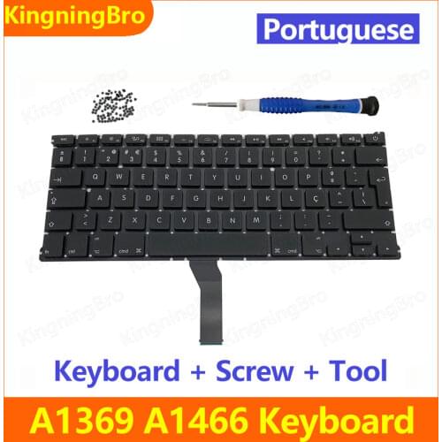 New Portuguese Keyboard For Macbook Air 13" A1369 A1466 Portugal Keyboard 2011-2017