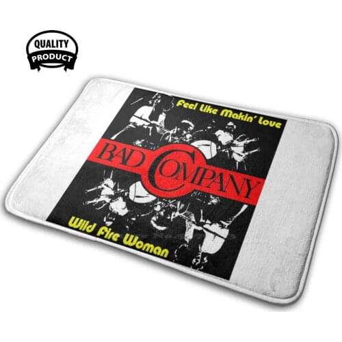 Bad Company 5 3D Soft Non-Slip Mat Rug Carpet Cushion Bad Company 5 English Hard Supergroup Formed In England 9Kuda