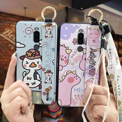 Anime Anti-dust Phone Case For Meizu Note 8 Cartoon For Woman Soft Case Glitter New Dirt-resistant
