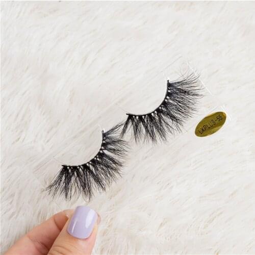 Fluffy Mink Lashes 25mm Eyelashes Dramatic Thick Volume Natural Eyelashes Make Up Eye Lashes 100% Cruelty Free Mink Eyelashes