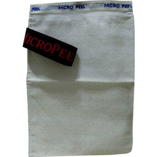 Silk Combination Skin For Bathing Pouch White 16 X25