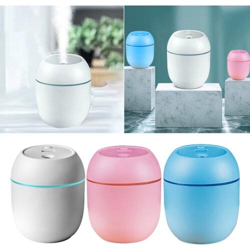 Cool Mist Air Humidifier Aroma Aromatherapy Oil Diffuser Auto-off for Home 2 Mist Modes Car Fogger Mist Maker with Night Lamp