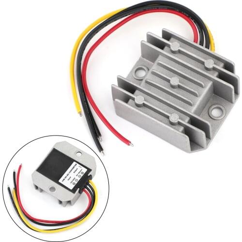Artudatech WaterProof 12V/24V to 5V 3A 15W Step Down DC/DC Power Converter Regulator