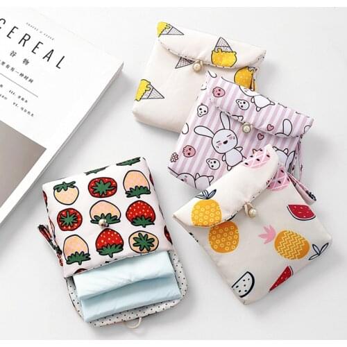 Women Makeup Bags Girls Face Mask Towel Storage Bags Sanitary Pad Pouch Credit Card Holder Coin Money Bag Headphone Case Pouch