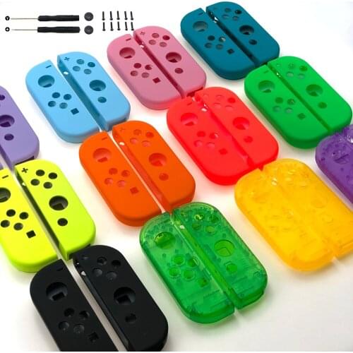 1 Pair Colorful for Nitendo switch NS JoyCon Joy Con Controller Housing Shell Case for Nintendo Switch Red Cover