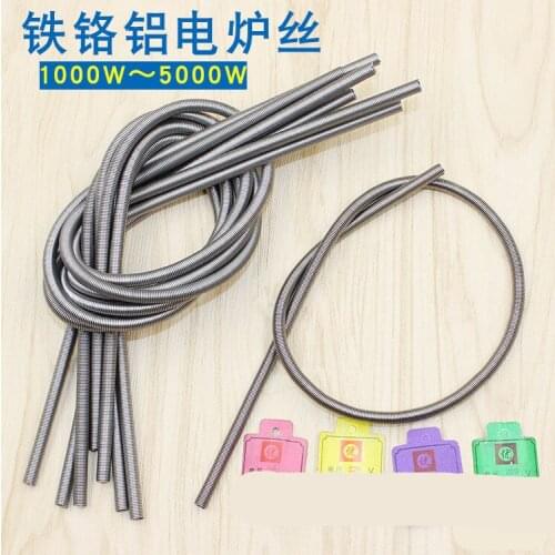 100/200/300/500/600/800/1000/1200/1500/2000/2500/3000/4000/5000W Kiln Furnace A1 Heating Element Coil Heater Wire AC 110V 220V