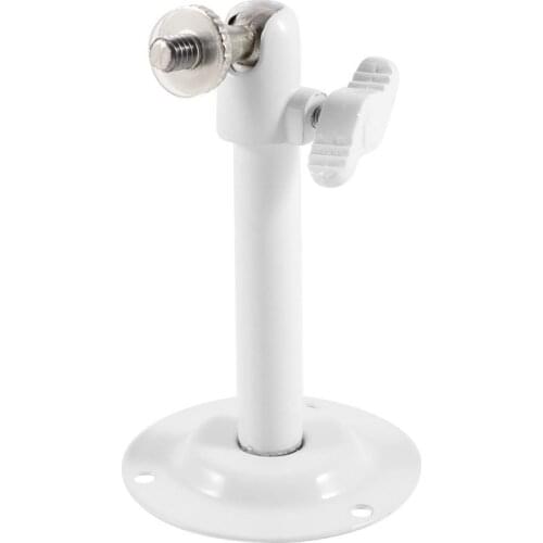 11 cm high white metal wall ceiling mount stand for CCTV surveillance camera