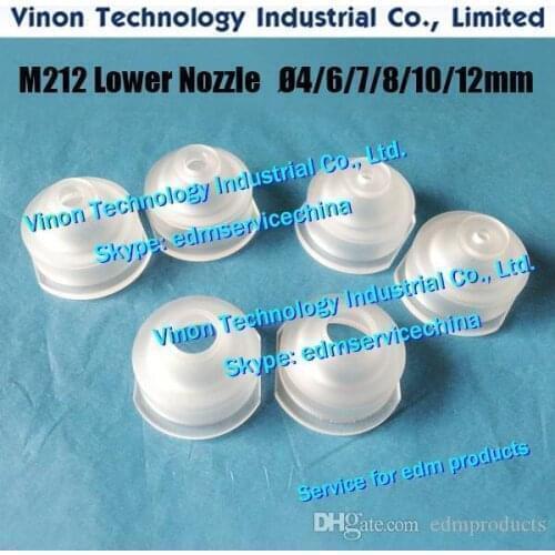 5pcs) X054D881H04 Ø8mm Lower Water Nozzle (acrylic type) M212 for Mitsubishi FX.SX.FA.QA.MV X054-D881-H04,24.65.109, VFC606