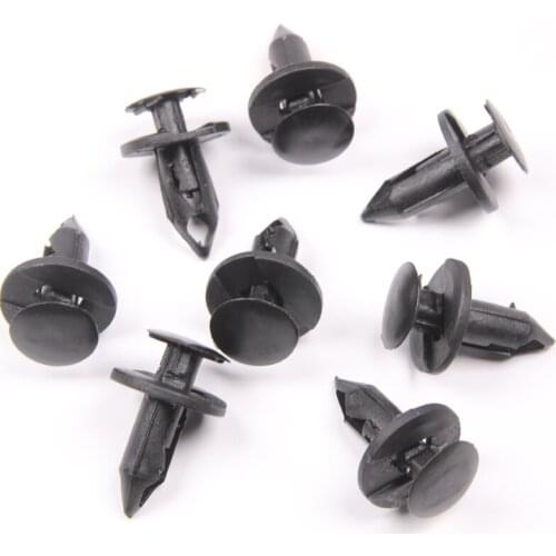 50Pcs 8mm Hole Interior Door Trim Panel Car Bumper Fender Retainer Fastener Rivets Clip For Audi Honda Buick