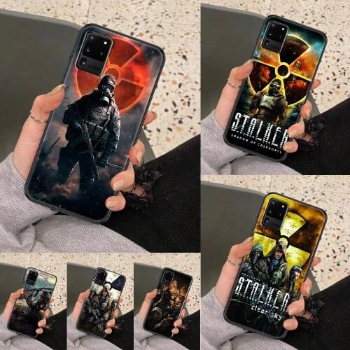 Game STALKER Phone case For Samsung Galaxy Note 4 8 9 10 20 S8 S9 S10 S10E S20 Plus UITRA Ultra black soft cell cover silicone