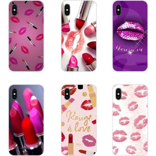 For Samsung Galaxy A3 A5 A7 A9 A8 Star A6 Plus 2018 2015 2016 2017 Makeup Lover Lipstick Accessories Phone Shell Covers