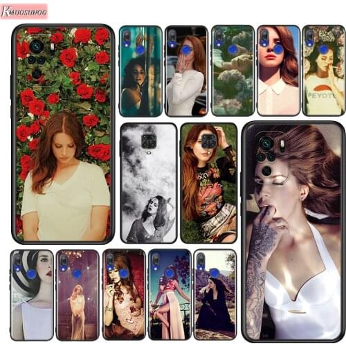 Lana Del Rey Beautiful Silicone Cover For Xiaomi Redmi Note 10 10S 9 9S Pro Max 9T 8T 8 7 6 5 Pro 5A Phone Case