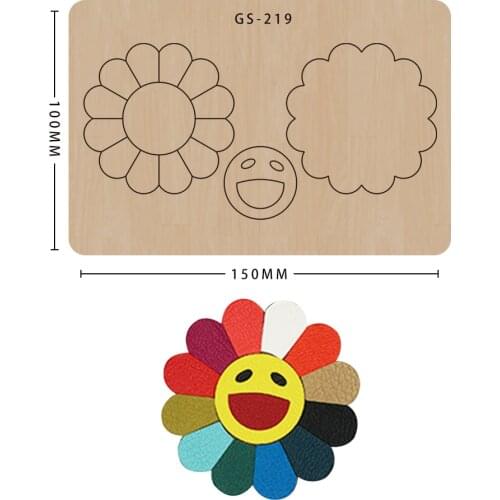 Wood Moulds Die Cut Scrapbook Diy Cute Sun Flower Pendant Handmade Crafts Decoration Supplies Dies Template